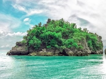 island in strait of malacca, ayer hangat, kedah,malaysia
