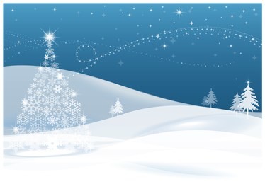 abstract christmas tree with beautiful  background vector design