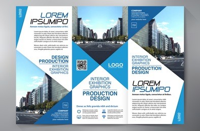 business brochure. flyer design. leaflets 3 fold template. cover book and magazine. annual report vector illustration