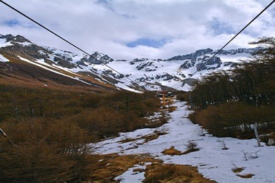 walking to the martial glacier ushuaia tierra del fuego