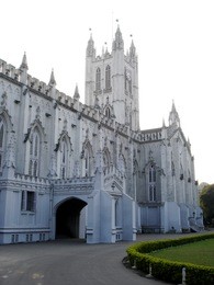 st. paul's cathedral, kolkata, india