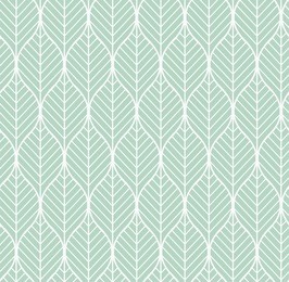 vector illustration of geometric leaves seamless pattern. floral organic background. 