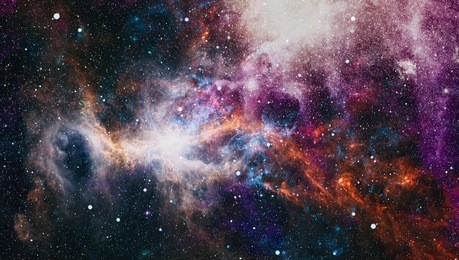 planets, stars and galaxies in outer space showing the beauty of space exploration. elements furnished by nasa