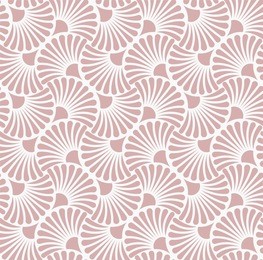 vector floral art nouveau seamless pattern. geometric decorative leaves texture. retro stylish background. 