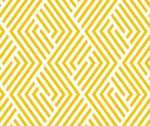abstract geometric pattern with lines, rhombuses a seamless background. yellow, gold texture. graphic modern pattern