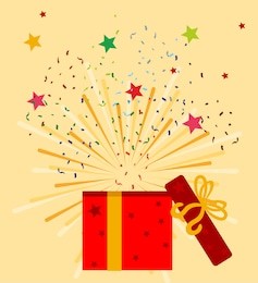 gift boxes, presents isolated on white. colorful wrapped. sale, shopping concept. collection for birthday, christmas. for vector cartoon flat design