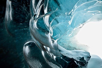 iceland icecave super blue vatnajokull winter