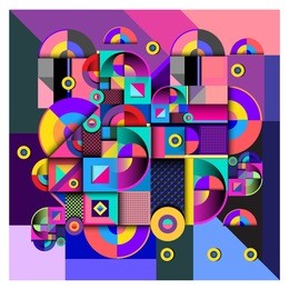 trendy curvy geometric memphis elements colorful design. retro 90’s style texture, pattern and elements. modern abstract culture background design and cover template.