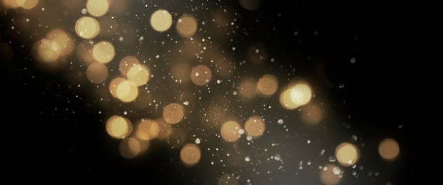 christmas light background.  holiday glowing backdrop. defocused background with blinking stars. blurred bokeh.