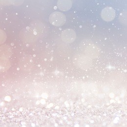 christmas light background.  holiday glowing backdrop. defocused background with blinking stars. blurred bokeh.