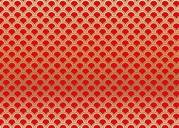 vector stock abstract chinese traditional oriental ornament gold and red clouds new year background with beautiful gold asian style pattern seamless.