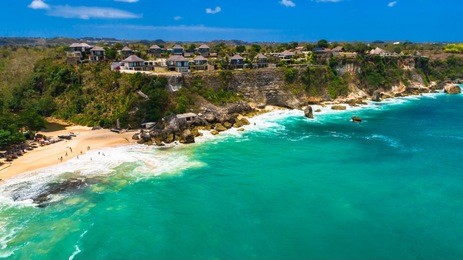 balangan beach. bali indonesia.