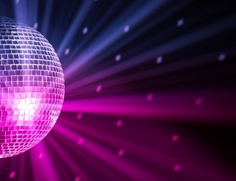 party lights disco ball