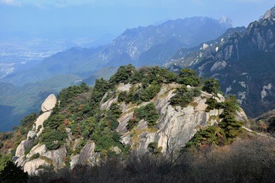 mount jiuhua, nine glorious mountains, is one of the four sacred mountains of chinese buddhism located in qingyang county in anhui province in china.  
