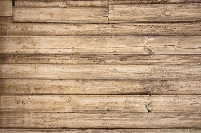 old wooden background with horizontal boards