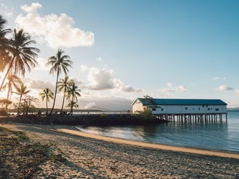 sugar wharf port douglas, australia - oct 25th, 2017