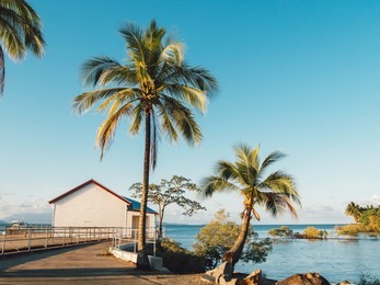 port douglas, qld, australia - oct 25, 2017: ocean view
