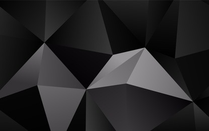 dark silver, gray vector polygon abstract pattern. a sample with polygonal shapes. the polygonal design can be used for your web site.