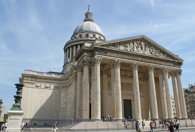 the pantheon which is a building in the latin quarter in paris