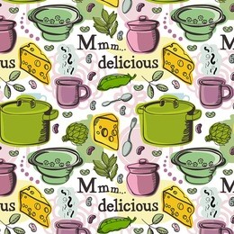 ?ook seamless pattern