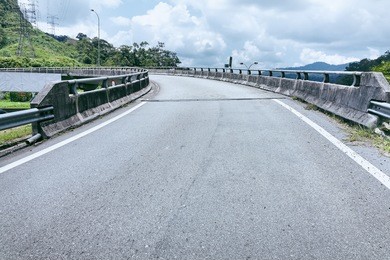 uphill highway in malaysia genting highland 