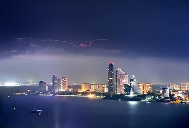 pattaya city at night