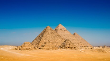 great pyramids in giza, egypt