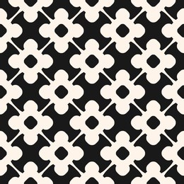 raster seamless pattern, floral ornamental background, repeat geometric tiles, curved lines. abstract monochrome ornament texture. dark stylish design for decor, fabric, covers, textile, digital, web