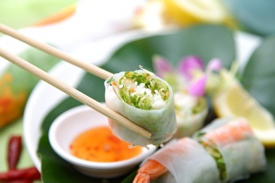 typical vietnamese food?"summer roll"