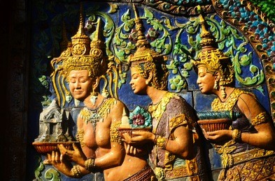 wat phnom, pnom penh, cambodia.