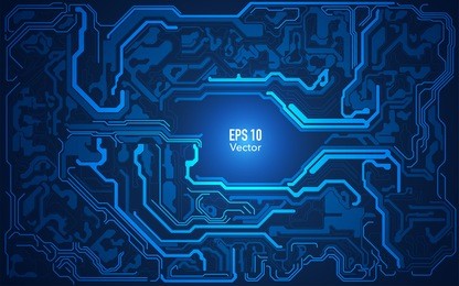 abstract electronic board background in futuristic style