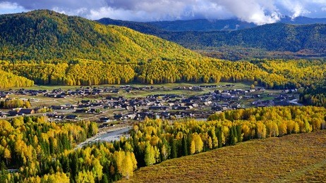 hemu village, xinjiang, china