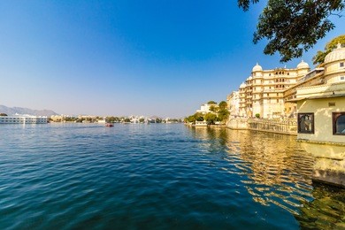 city palace, udaipur, rajasthan, india, asia.