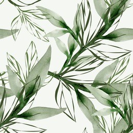 peony branch in watercolor and count on a colored background.seamless pattern.