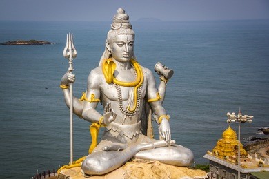 statue of shiva in india