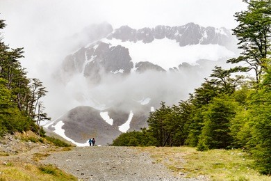 trail to glacier martial trekking, ushuaia, argentina