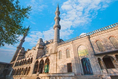 the blue mosque, (sultanahmet), istanbul, turkey.