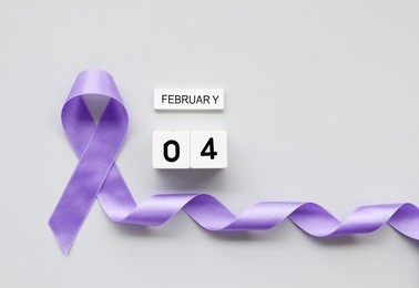 calendar february 4 concept world cancer day