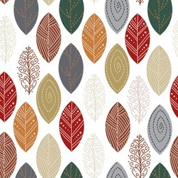 seamless pattern with colorful leaves. summer seamless pattern, bright, bright, summer leaves.