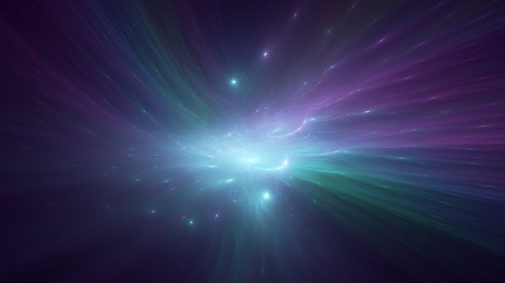 3d rendering abstract fractal light background
