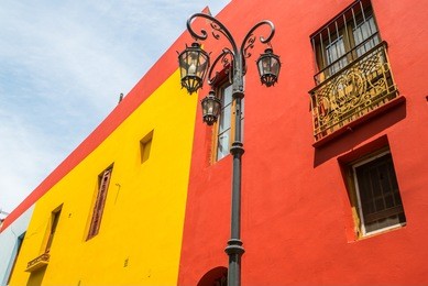 traditional colorful houses on caminito street in la boca neighborhood, buenos aires
