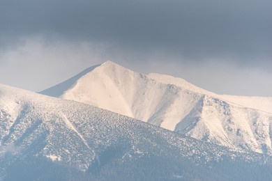 winter mountain snow