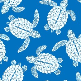 seamless vector patterns with turtles. silhouette. animal world under water. ocean. hand drawn illustration.