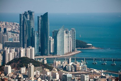 haeundae in pusan, korea