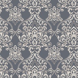 baroque floral pattern. classic floral ornament. vintage texture for wallpapers, textile, fabric