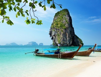 railay beach in krabi thailand