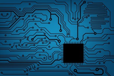 circuit board pattern. vector illustration