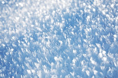 icy snow pattern as background