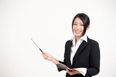 beautiful asian teacher