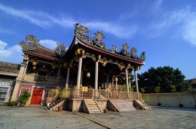 khoo kongsi temple at penang, world heritage site